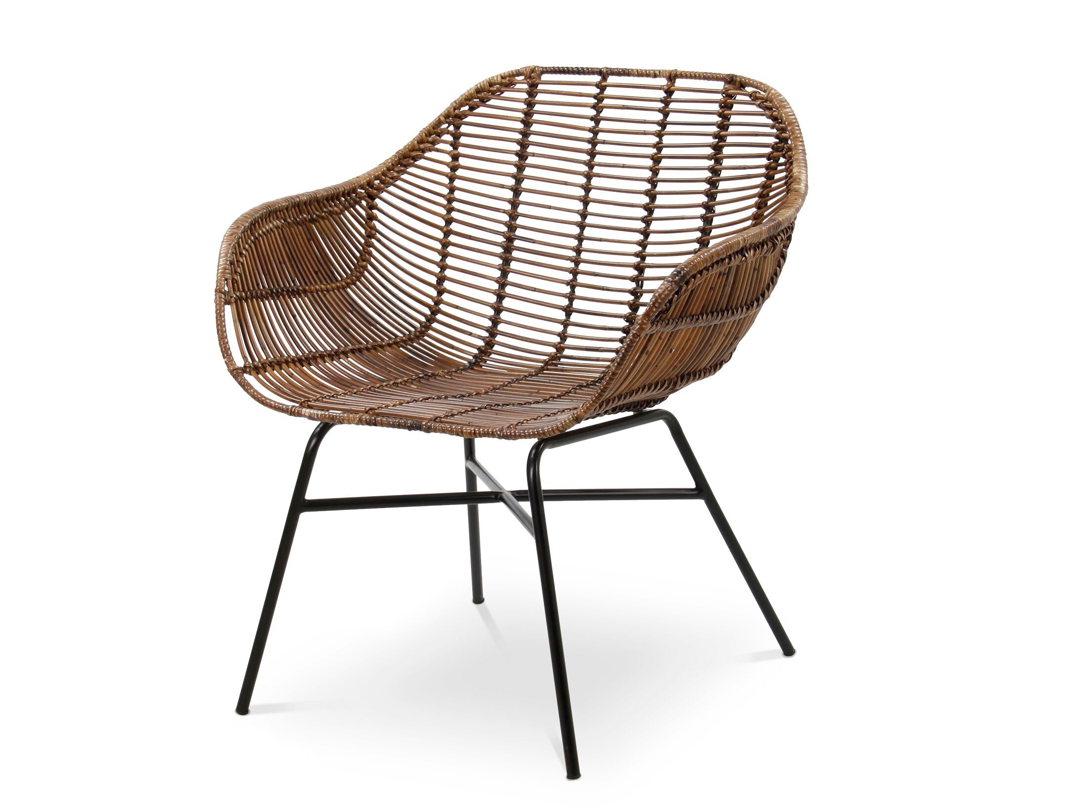 Кресло из ротанга с подлокотниками Pilma Bali &amp ARCH-00011741