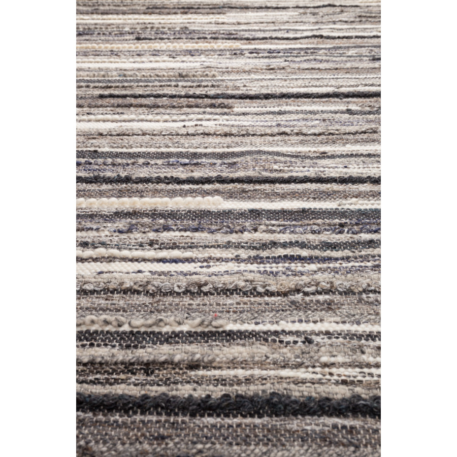 Ковер Carve 170х240 см, черно-белый Dutchbone 6000094 - Вид №1