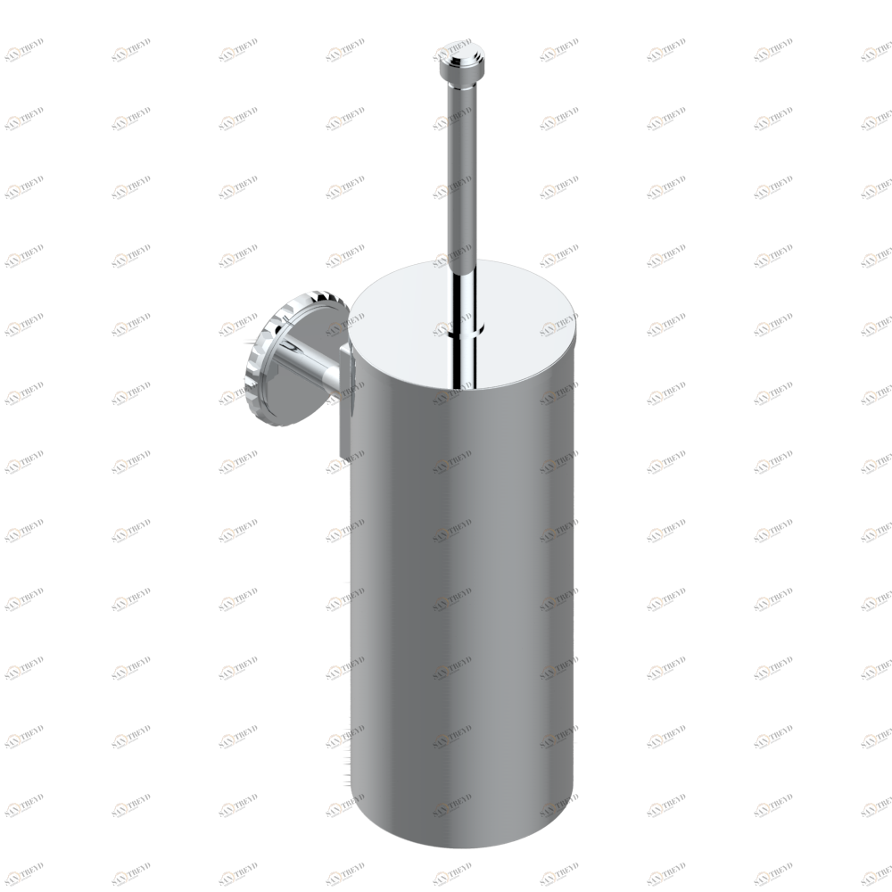 G9K-4720C Стакан настенный и щётка для унитаза с крышкой Thg-paris System cristal с рукоятками Хром G9K-4720C CAT.A