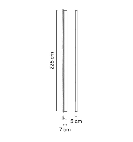 Алюминиевый светодиодный настенный светильник Vibia смещение ARCH-00119566 - Вид №7