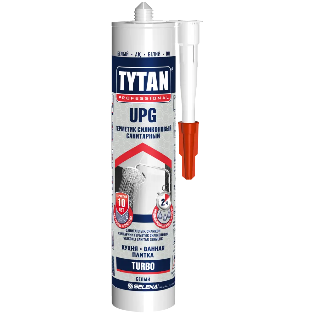 Герметик силиконовый Tytan Upg Turbo белый 280 мл STLM-2098320