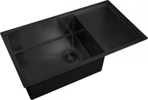 Мойка кухонная ZorG Light ZL R 780440 GRAFIT из нержавеющей стали, графит