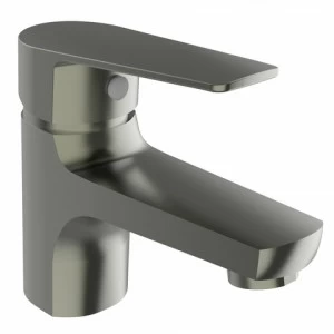 Orange Loop M26-021GR однозахватный смеситель для раковины без донного клапана. Цвет: графит Хром