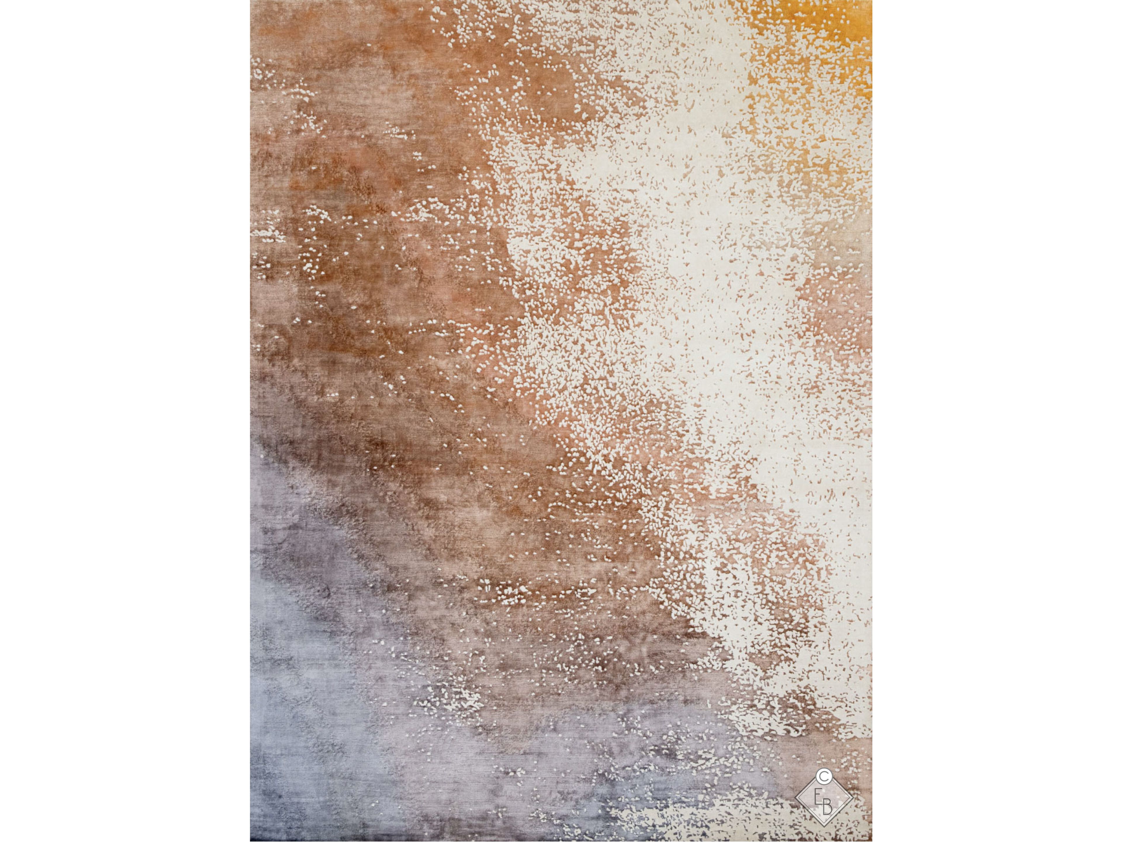 Прямоугольный ковер из бамбукового шелка и шерсти Edition Bougainville Chromatic ARCH-00081343