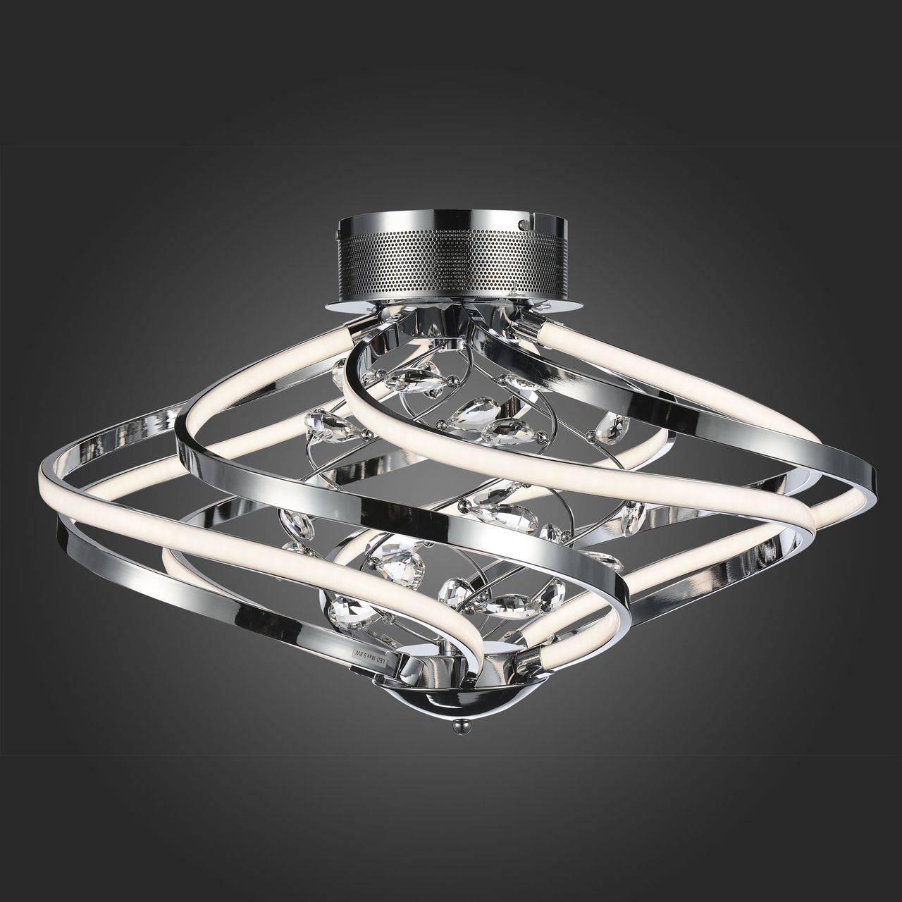 Потолочный светодиодный светильник ST Luce SL924.102.10 ST LUCE ДИЗАЙНЕРСКИЕ 073972 Белый;серебро  - Вид №2