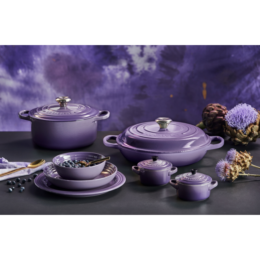 Кастрюля чугунная Le Creuset, Ø24 см, фиолетовая 21177247222430 - Вид №8