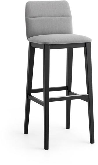 Crassevig Высокий табурет из ткани со спинкой Aura sun-id-1511465 - Вид №2