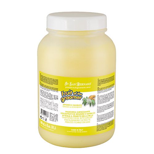 ПР0034251 Маска Fruit of the Groomer Имбирь-бузина восстанавливающая с противовоспалит. эффектом 3л Iv San Bernard 