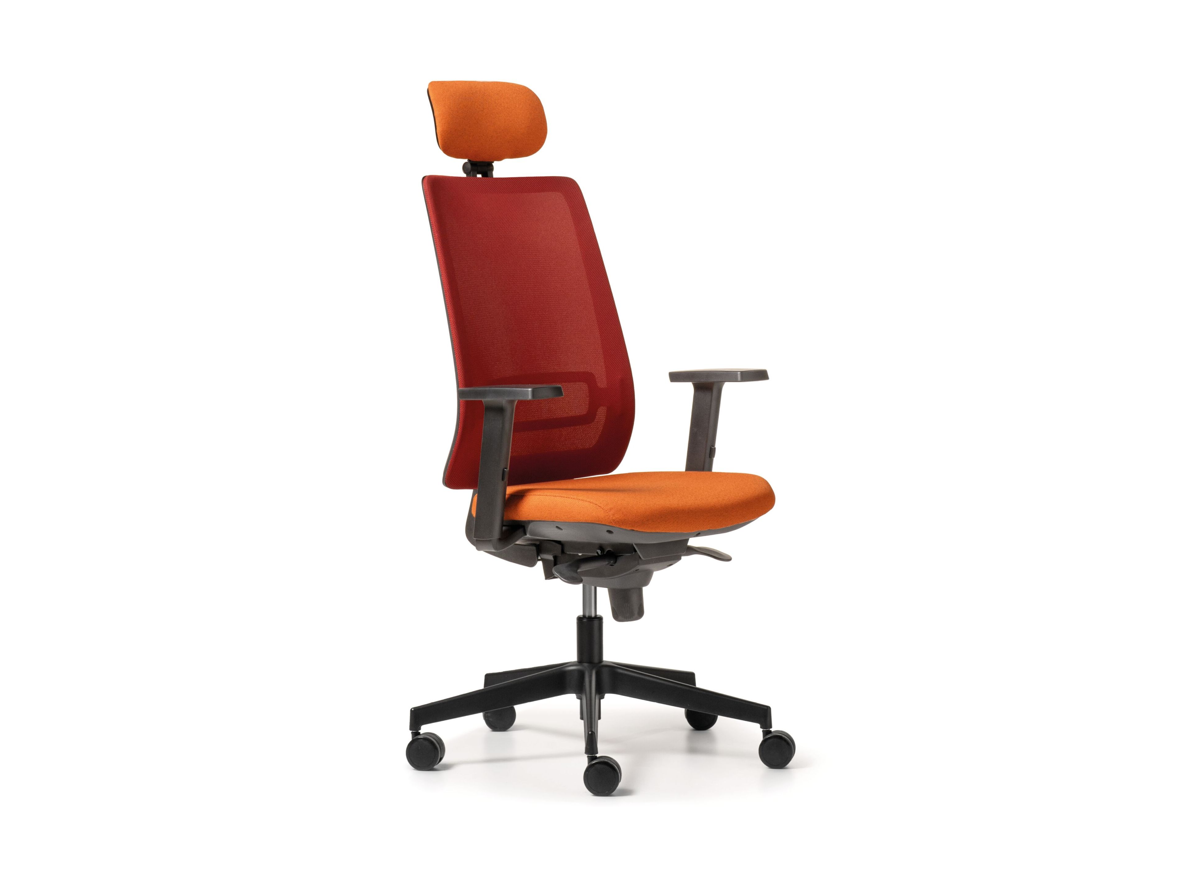 Тканевое вращающееся офисное кресло с подголовником Quinti Sedute SUN ARCH-00100864