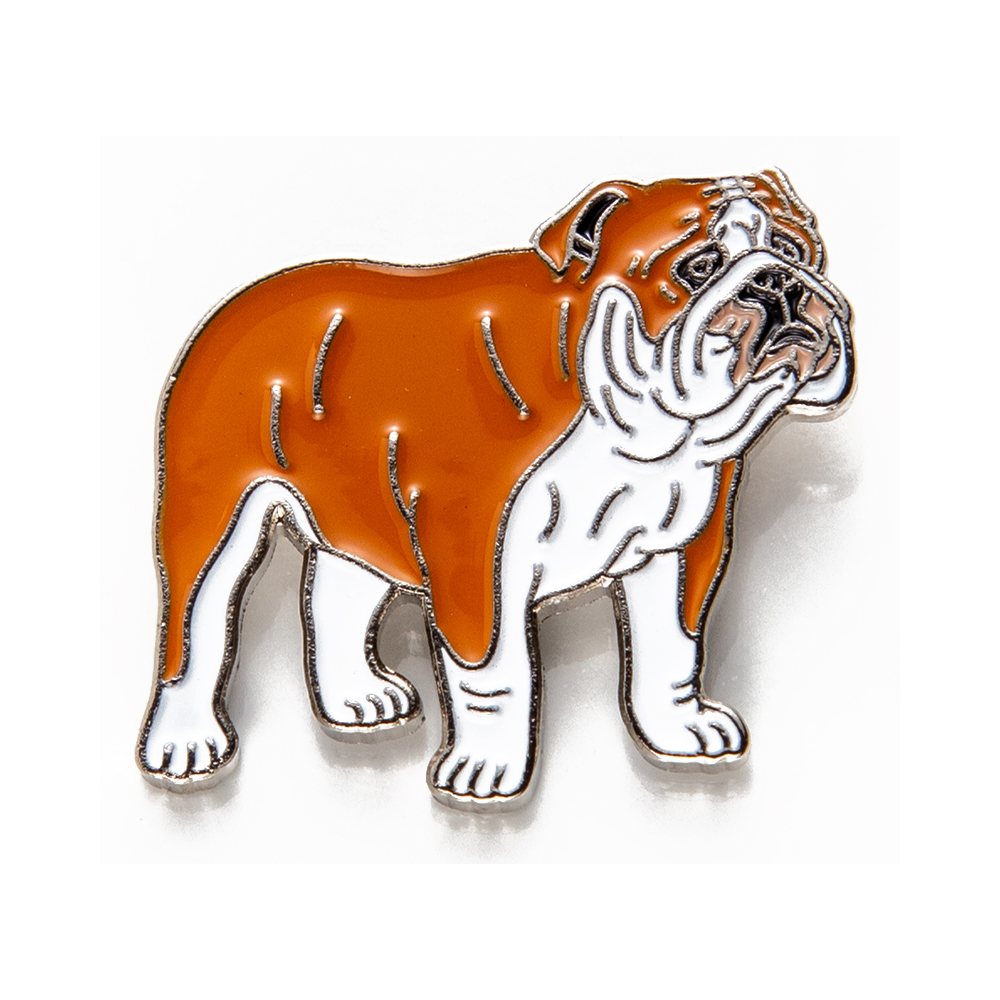 1094695 Значок эмалированный №21 Бульдог Santreyd 