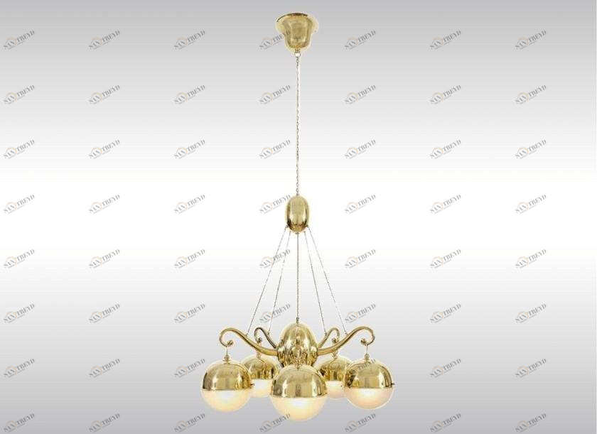 Woka Lamps Vienna Люстра из латуни  21604 