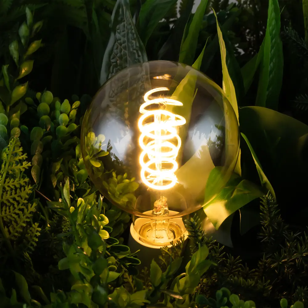 Декоративная филаментная лампа Voltega G95 тонированная 4Вт E27 89345979 STLM-0910941 - Вид №5