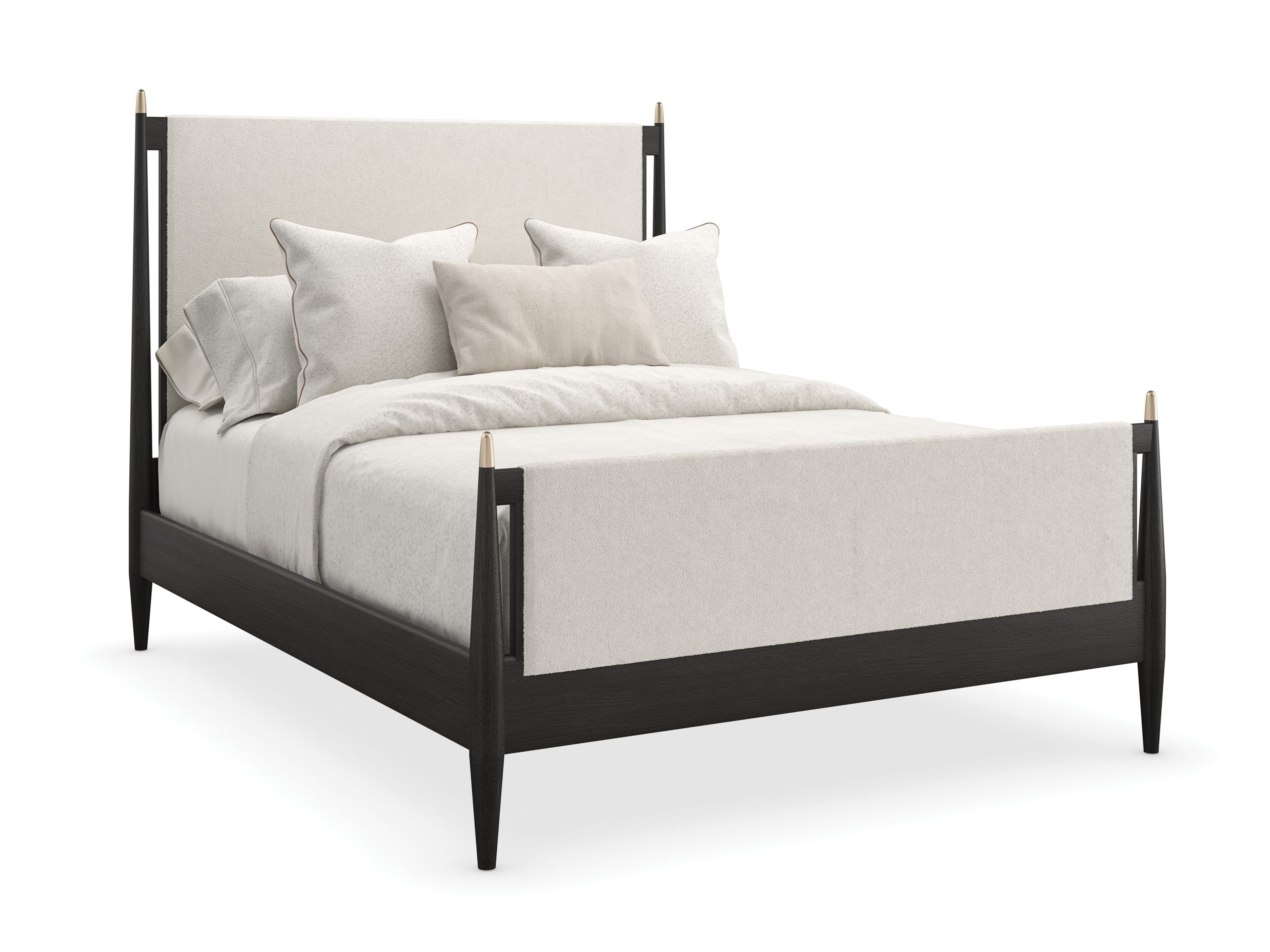 Двуспальная кровать размера "queen-size" из ткани Caracole Rhythm ARCH-00049264