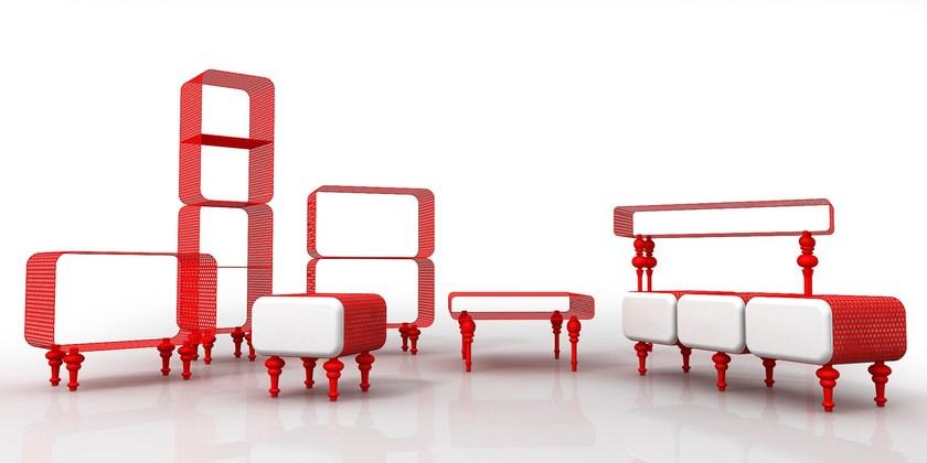 GARDA DESIGN Пуф из перфорированного листа sun-id-1375635 - Вид №4