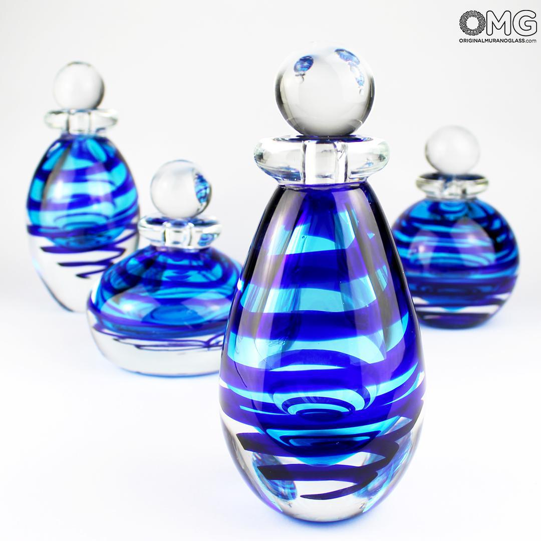 3143 ORIGINALMURANOGLASS Флакон Тиррения- соммерсо- Original Murano Glass OMG 9 см  - Вид №1
