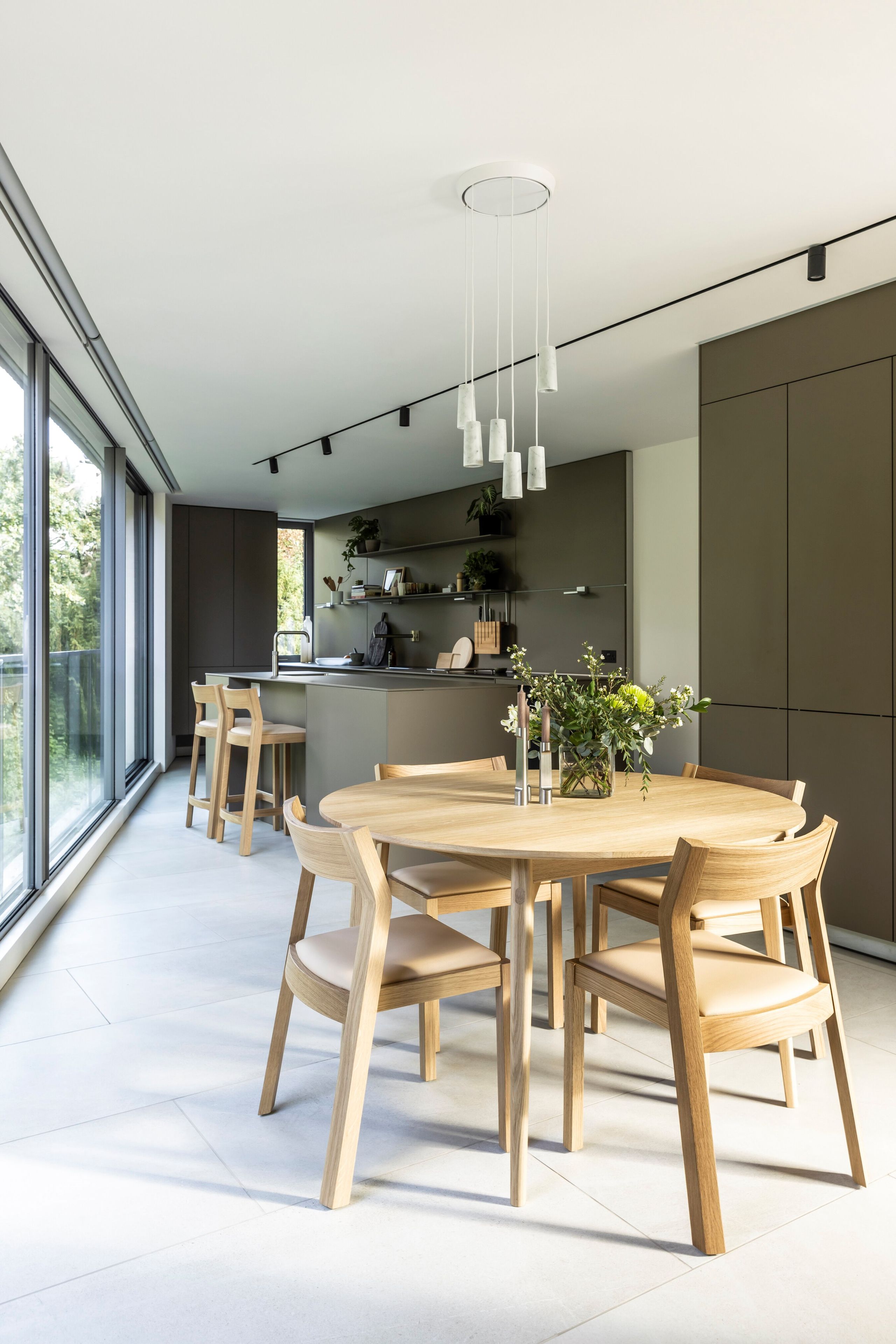 Каррара мрамор затемнения светодиодный подвесной светильник Case CORE ARCH-00098160 - Вид №3