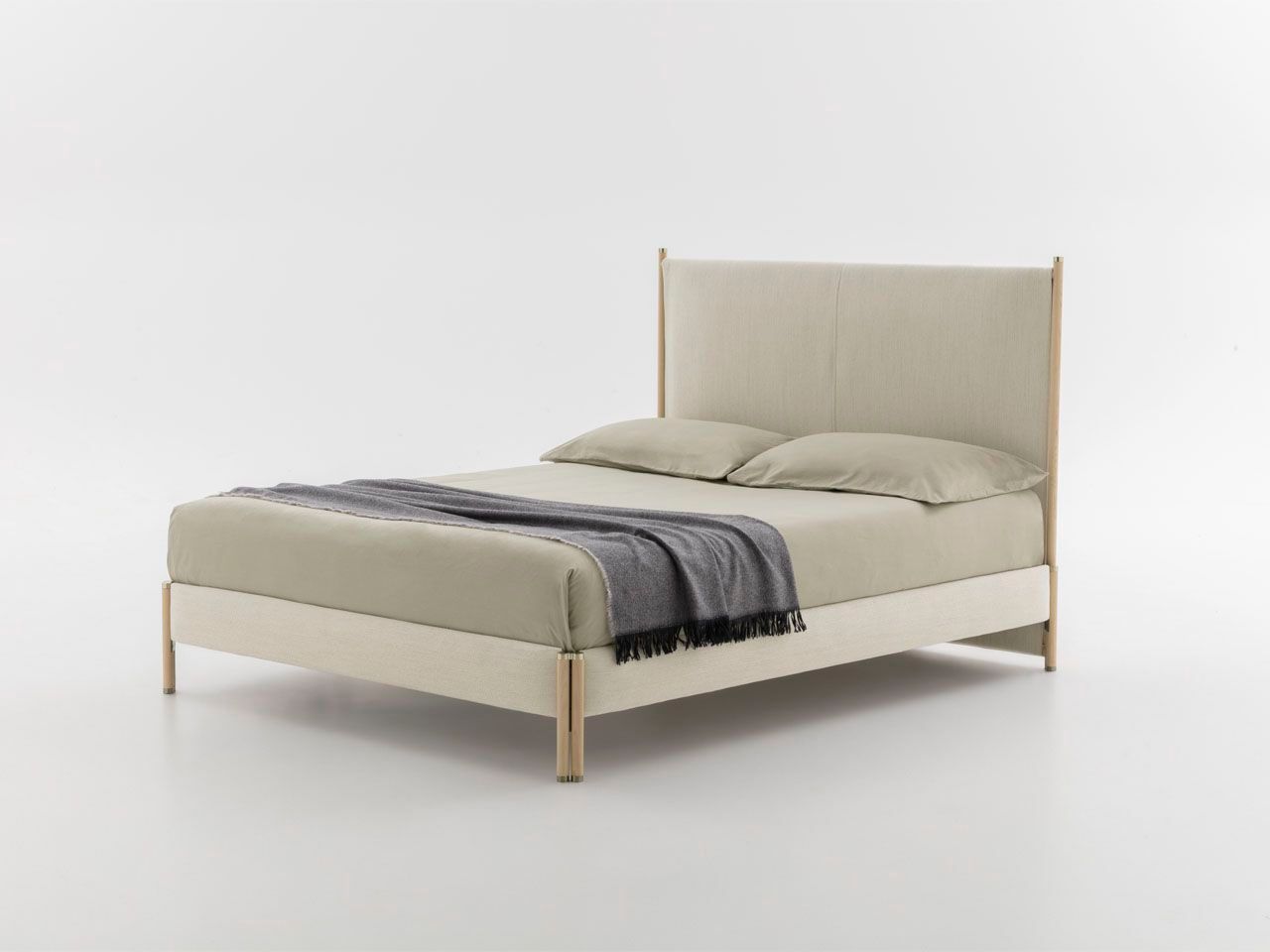 Двуспальная кровать из ткани Pianca BRICOLA ARCH-00101778 - Вид №1