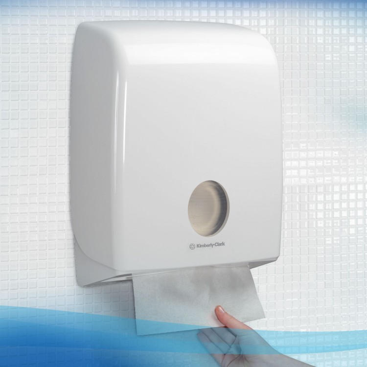 6617 Kimberly Clark Полотенца бумажные листовые Kimberly Clark Scott Essential 6617 Z-сложения 1-слойные 15 пачек по 340 листов  - Вид №4