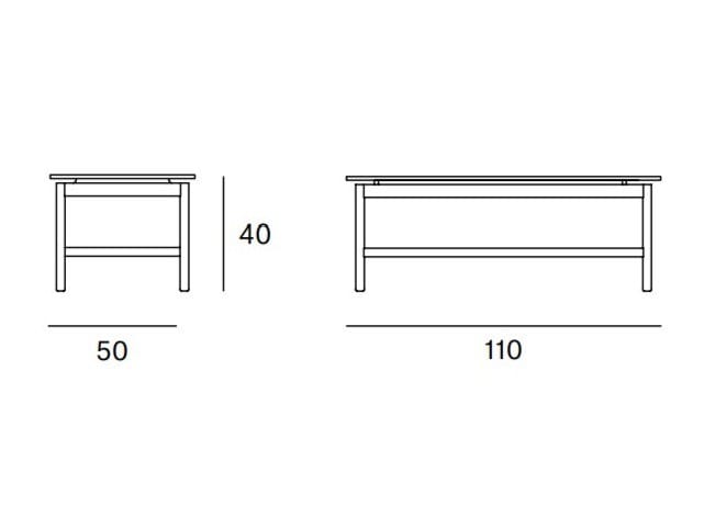 Прямоугольный мраморный журнальный столик Blasco&Vila Rem ARCH-00146367 - Вид №26