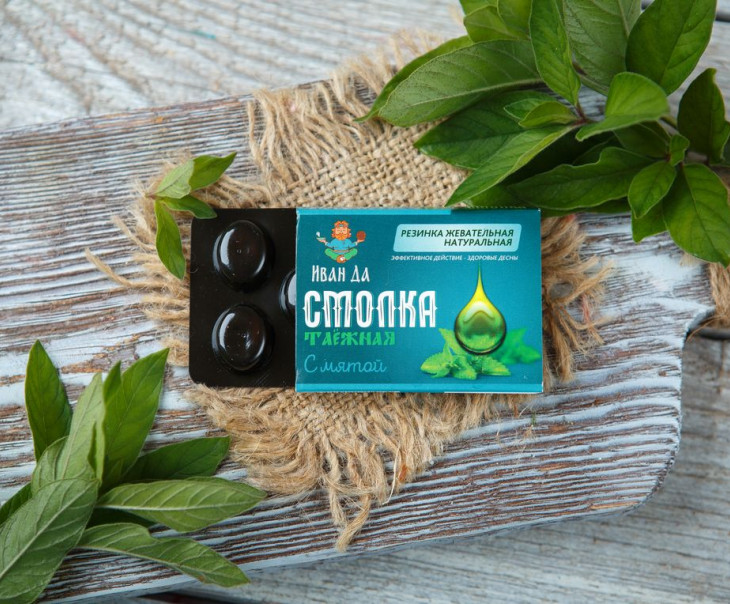 2066 Смолка "Таежная" с мятой Вкусляндия 