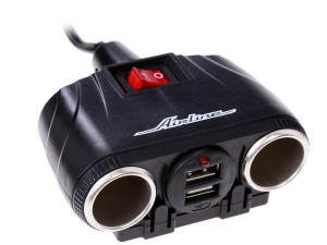 6720887 Разветвитель автоприкуривателя AIRLINE ASP-2U-11