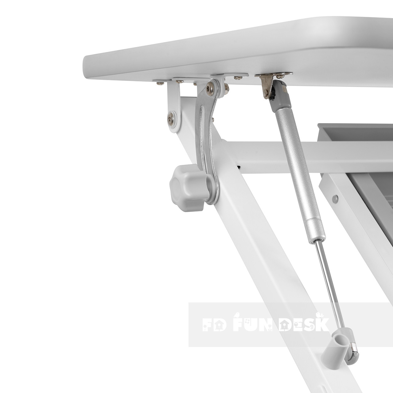 Парта детская с выдвижным отделением светло-серая Colore Grey FUNDESK  00-3948616 Белый;серый Santreyd  - Вид №7