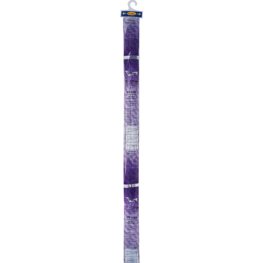 Карниз для ванной VIDAGE телескопический хромированный 70-120 см 82001114 STLM-0016904 - Вид №2