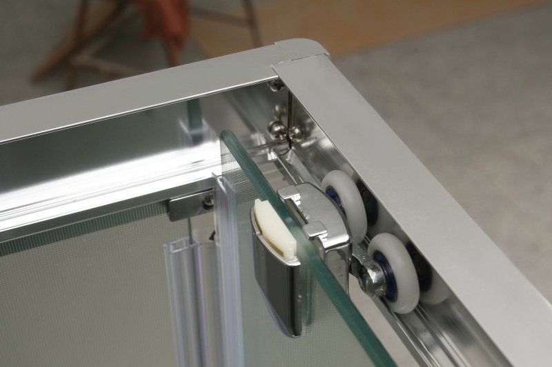 Душевой уголок BelBagno UNO-A-2-85-P-Cr - Вид №2