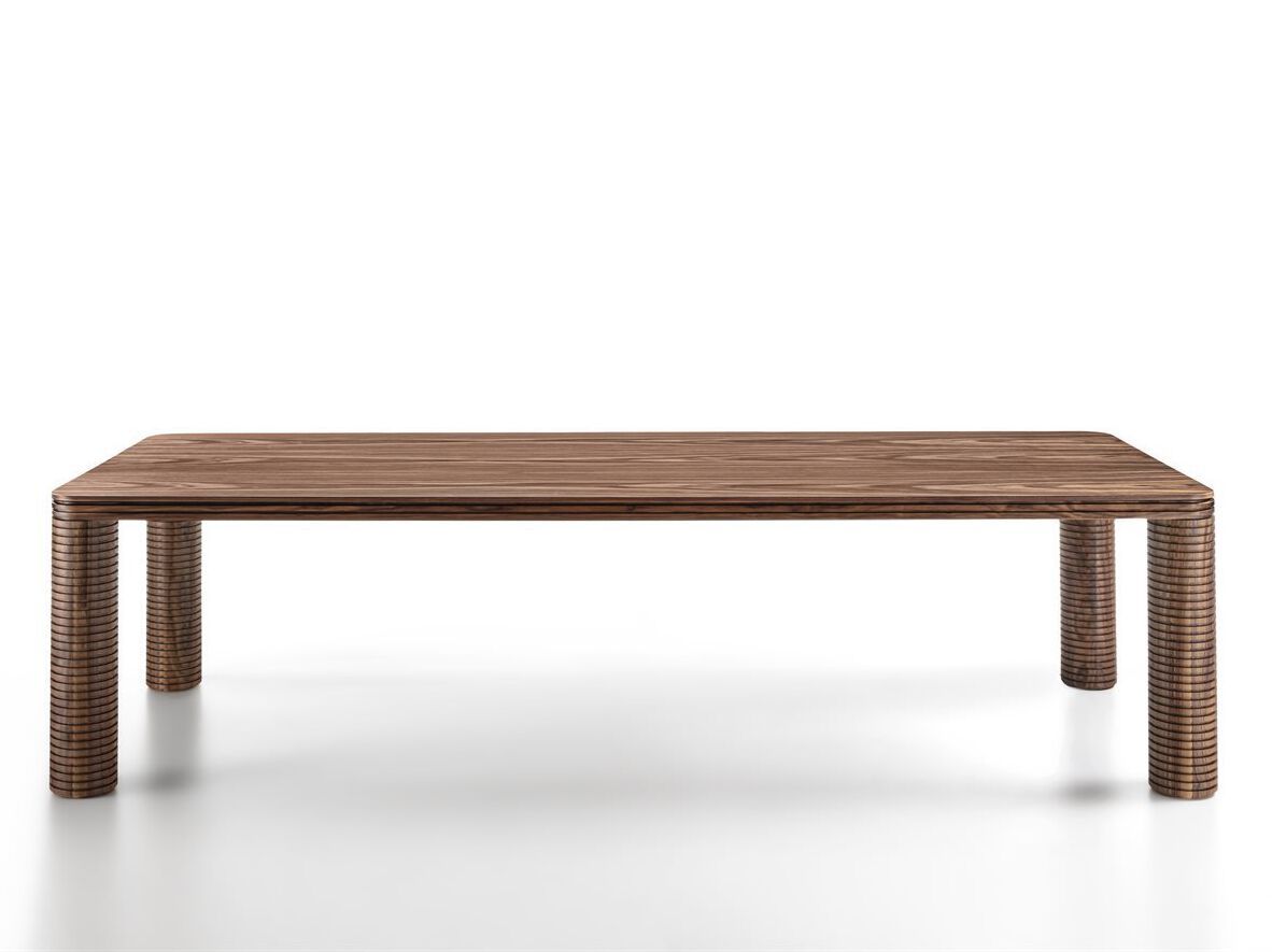 Прямоугольный обеденный стол из орехового дерева Porada Soul ARCH-00099219