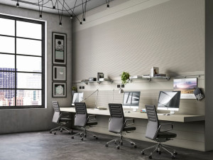 Звукопоглощающая облицовка стеновыми панелями