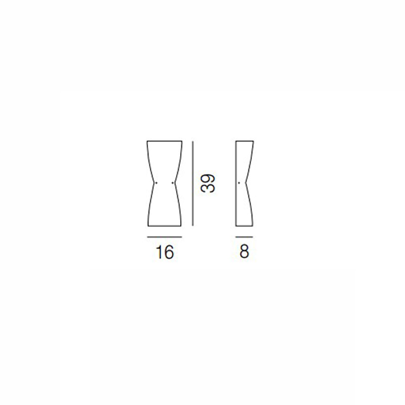 Светильник настенный белый Vistosi AP Clessy BC VISTOSI  00-3882755 Белый  - Вид №3