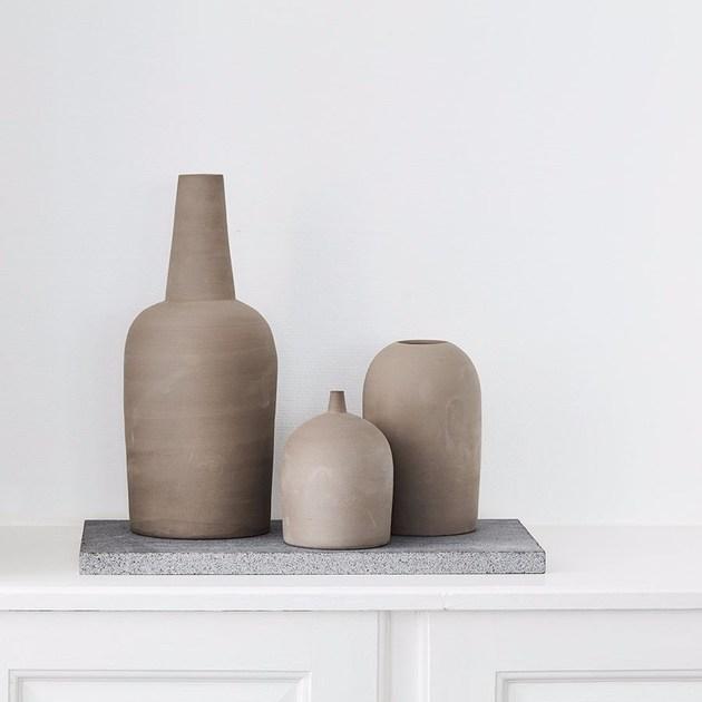 Kristina Dam Studio Каменная ваза в современном стиле  112-200-300  - Вид №1