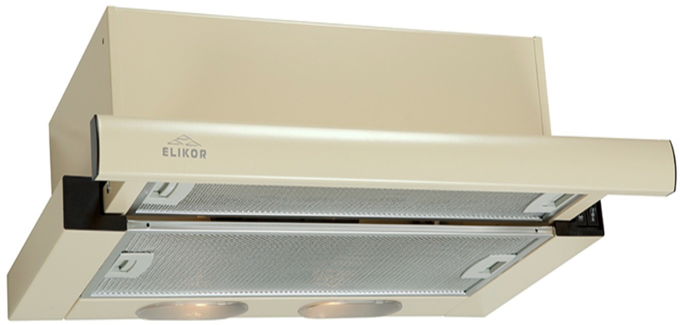 93705526 Вытяжка Интегра 60П-400-В2Л 60 см цвет кремовый STLM-0550341 ELIKOR