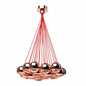 Подвесная люстра MW-Light Котбус 2 492011919 медь MW-LIGHT ДИЗАЙНЕРСКИЕ, КОТБУС, ШАР 185576 Медь