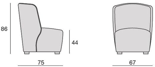 CTS SALOTTI Кресло Cocoon sun-id-1417399 - Вид №4