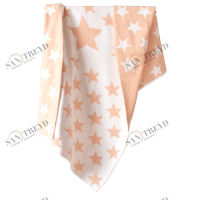 Плед MAKE A WISH W&O APERO ДВУХСТОРОННИЕ, ЗВЕЗДЫ 010303 Бежевый;белый 