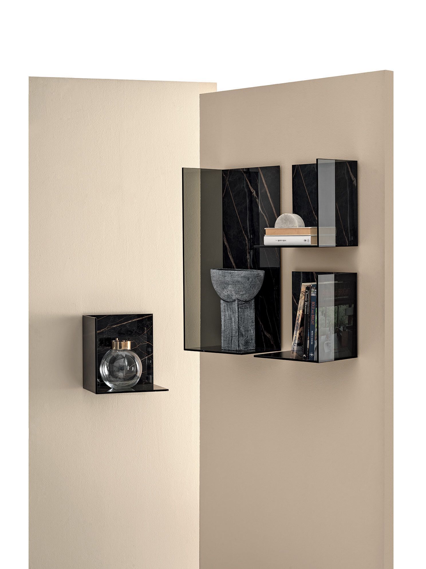 Полка из Супермармо и хрусталя Bontempi Casa ZEN ARCH-00079114 - Вид №2