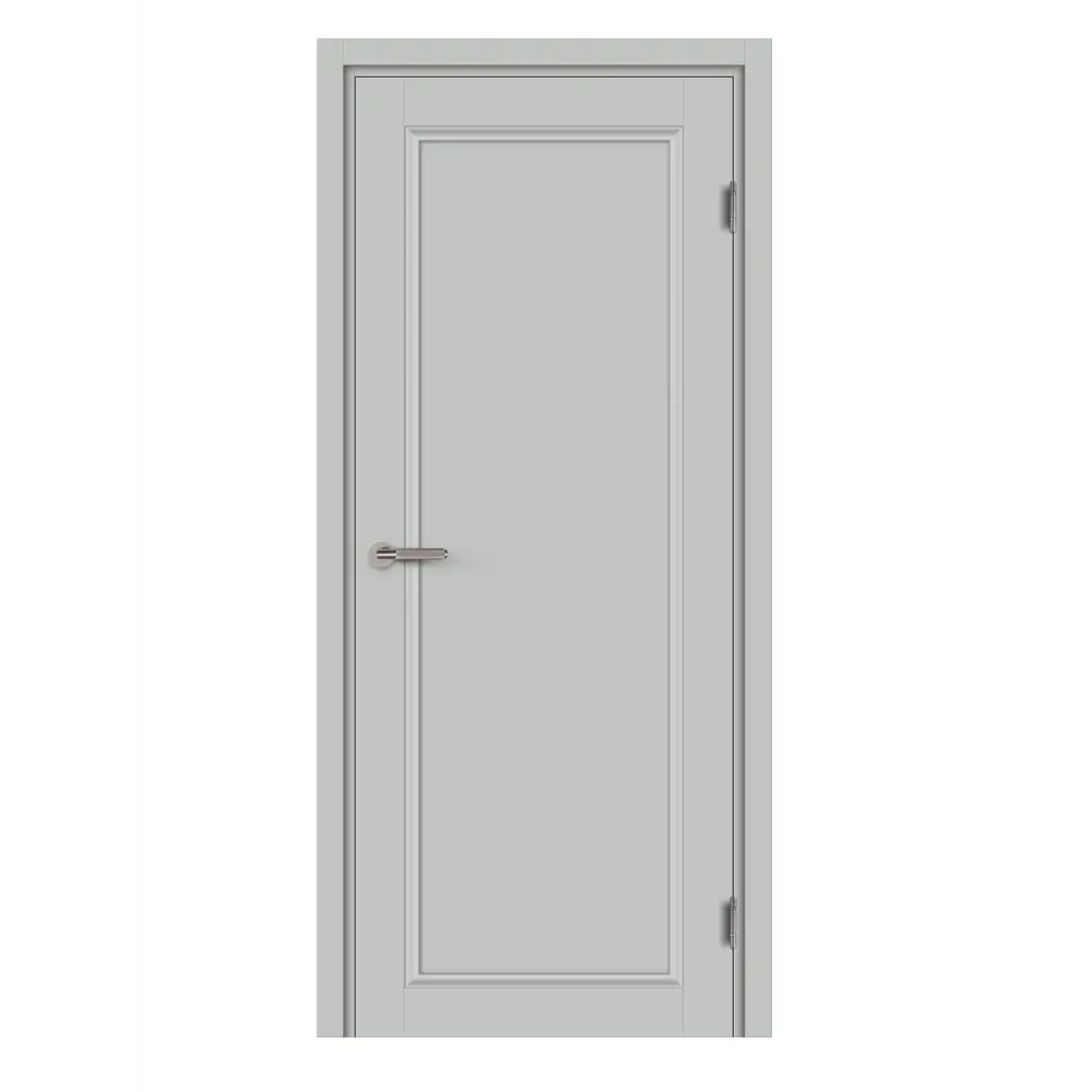 Комплект двери Лион глухая 60x200 см Hardflex цвет серый жемчуг без доборов МАРИО РИОЛИ STLM-2135797