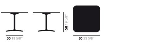 Квадратный журнальный столик Arper Fred ARCH-00124490 - Вид №2