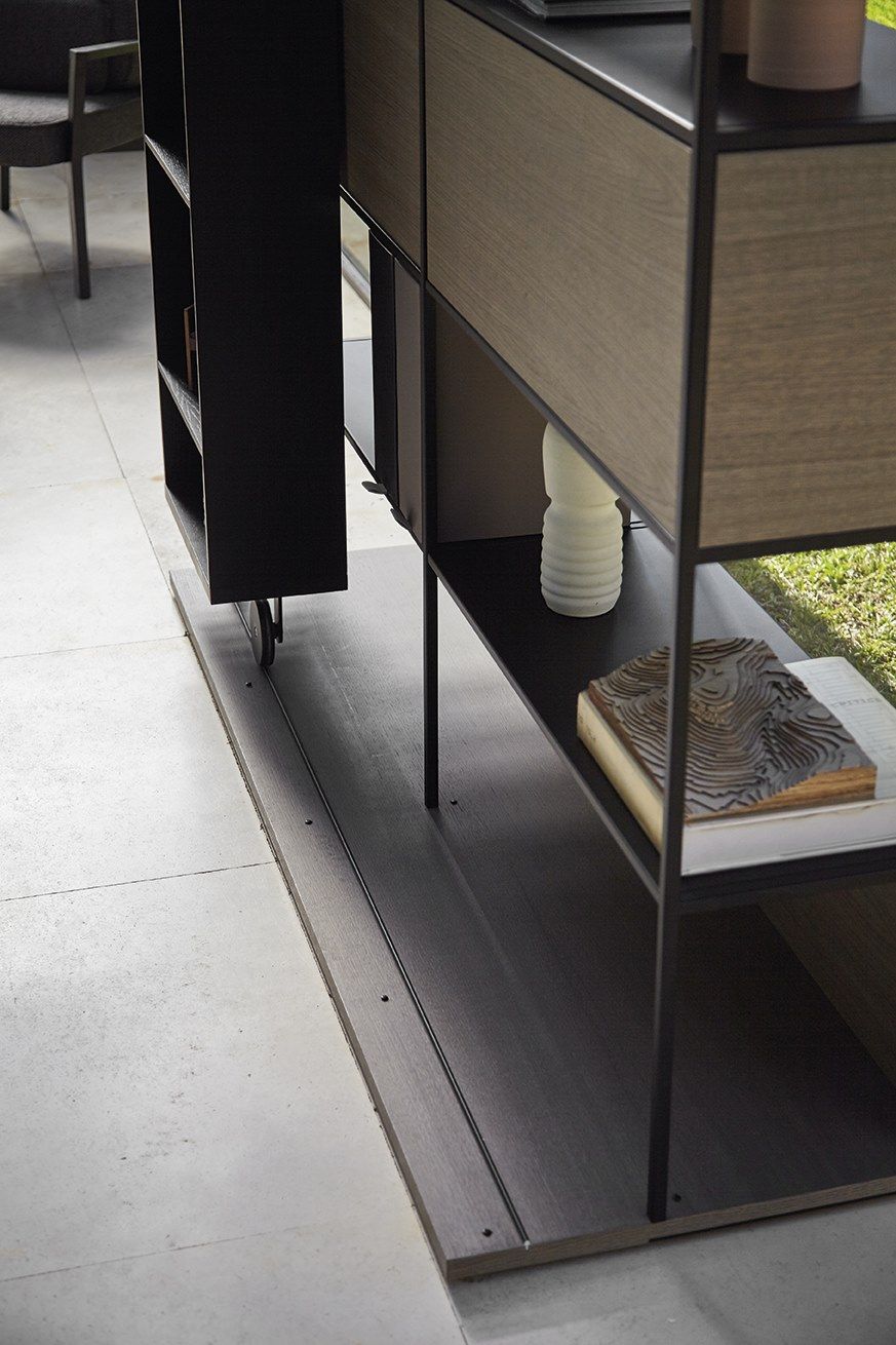 Деревянный книжный шкаф на колесах Punt Literatura ARCH-00034358 - Вид №35