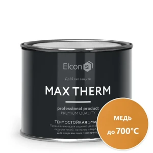 92707333 Эмаль термостойкая ELCON 00-00002911 цвет медный 0.5 л STLM-0852827