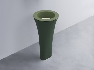 AMLA45-AG+AMPILT-TL+AMCOLT-MU Раковина Amedeo Tondo отдельностоящая cielo Enjoy + Amedeo