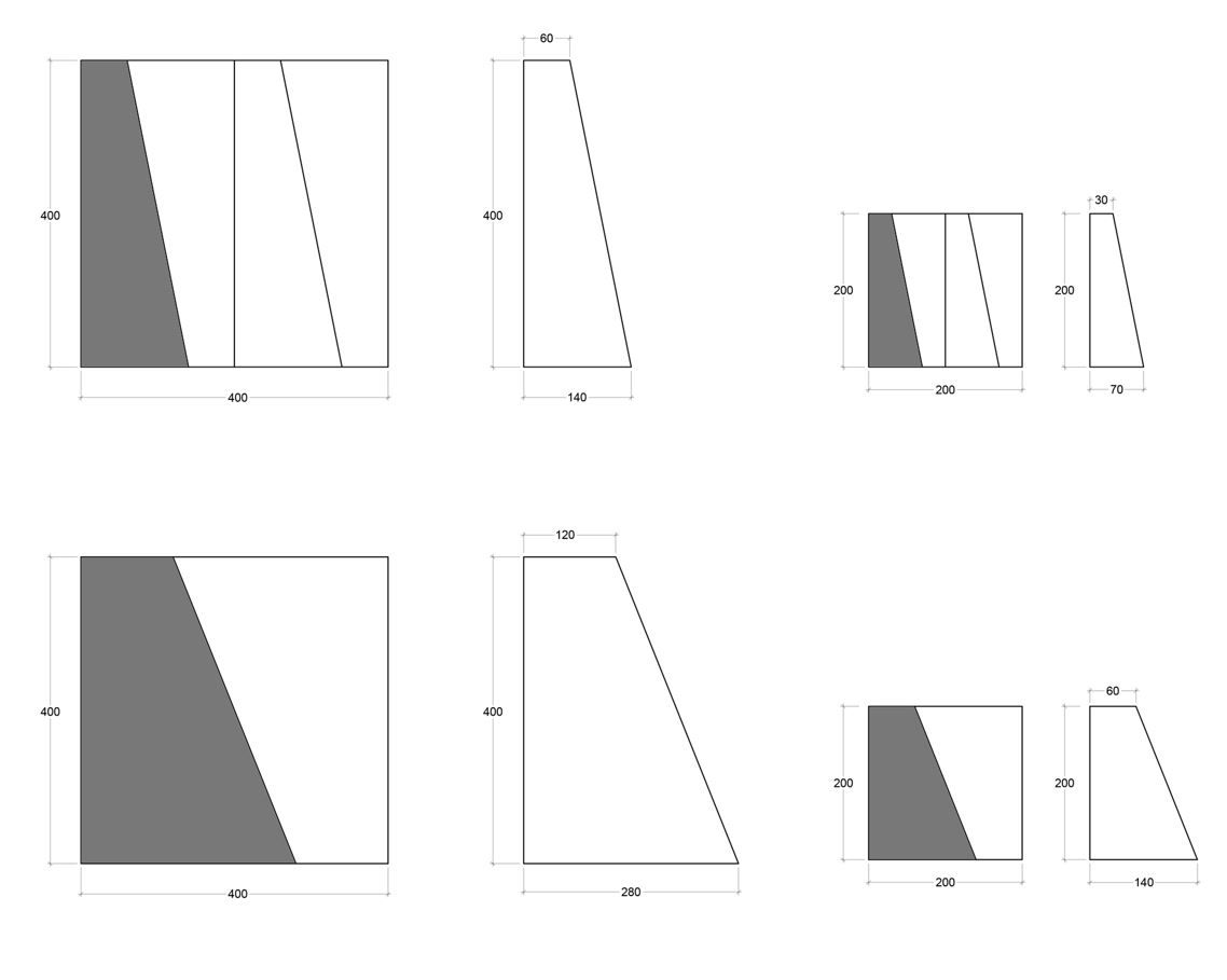 Декоративная стеклянная панель VETROVIVO GEOMETRIC GAMES ARCH-00062264 - Вид №11