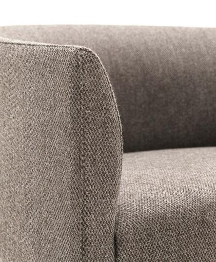 Living Divani Кресло из ткани со съемным чехлом с подлокотниками Era sun-id-1501295 - Вид №3