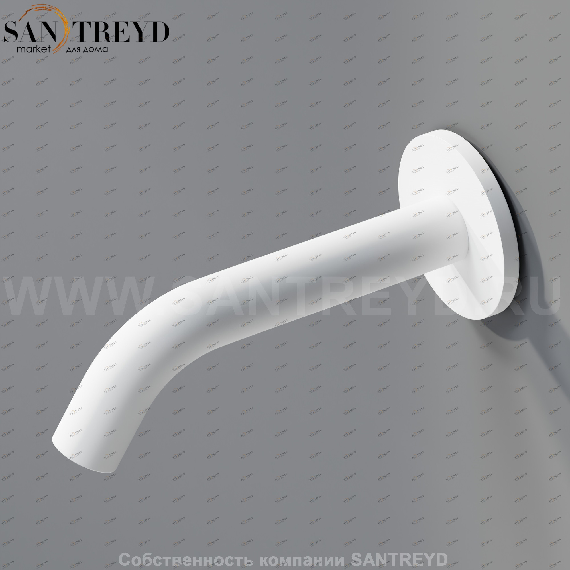 Настенный смеситель 15 см MET032Z FEZ для раковины белый матовый Agape MET032RZ