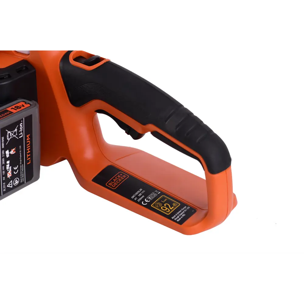 Аккумуляторная пила Black Decker 18 В  шина 25 см АКБ и ЗУ в комплекте BLACK + DECKER STLM-2084996 - Вид №4