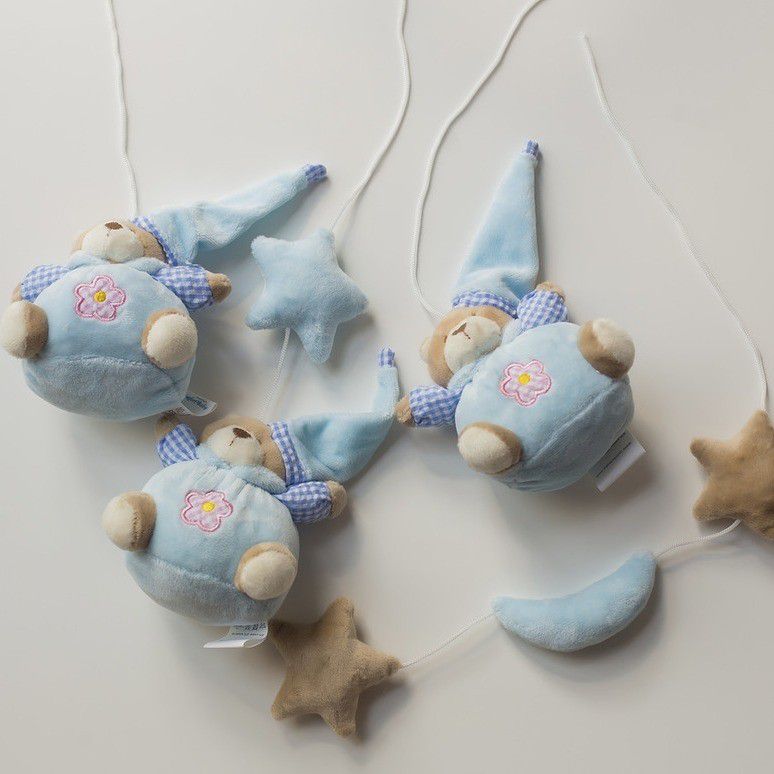 Мобиль на кроватку с музыкальным держателем "Мишки" голубой COMFORTBABY  351336 Голубой Santreyd  - Вид №2