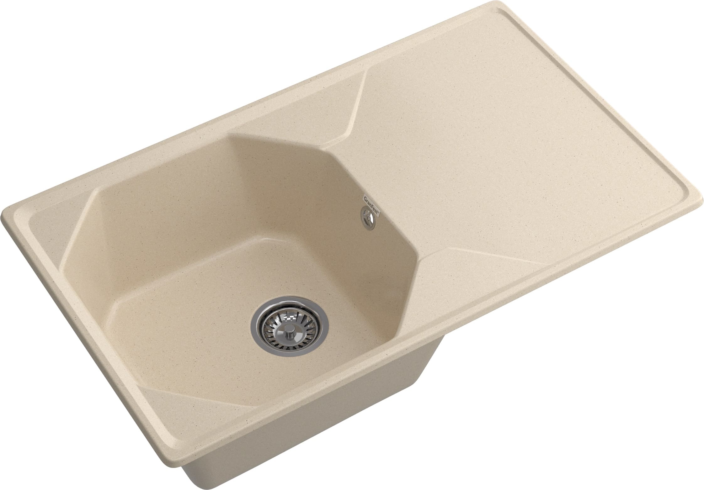Кухонная мойка Искусственный камень UNIQUE S132 GranFest U-840L-S132 - Вид №2