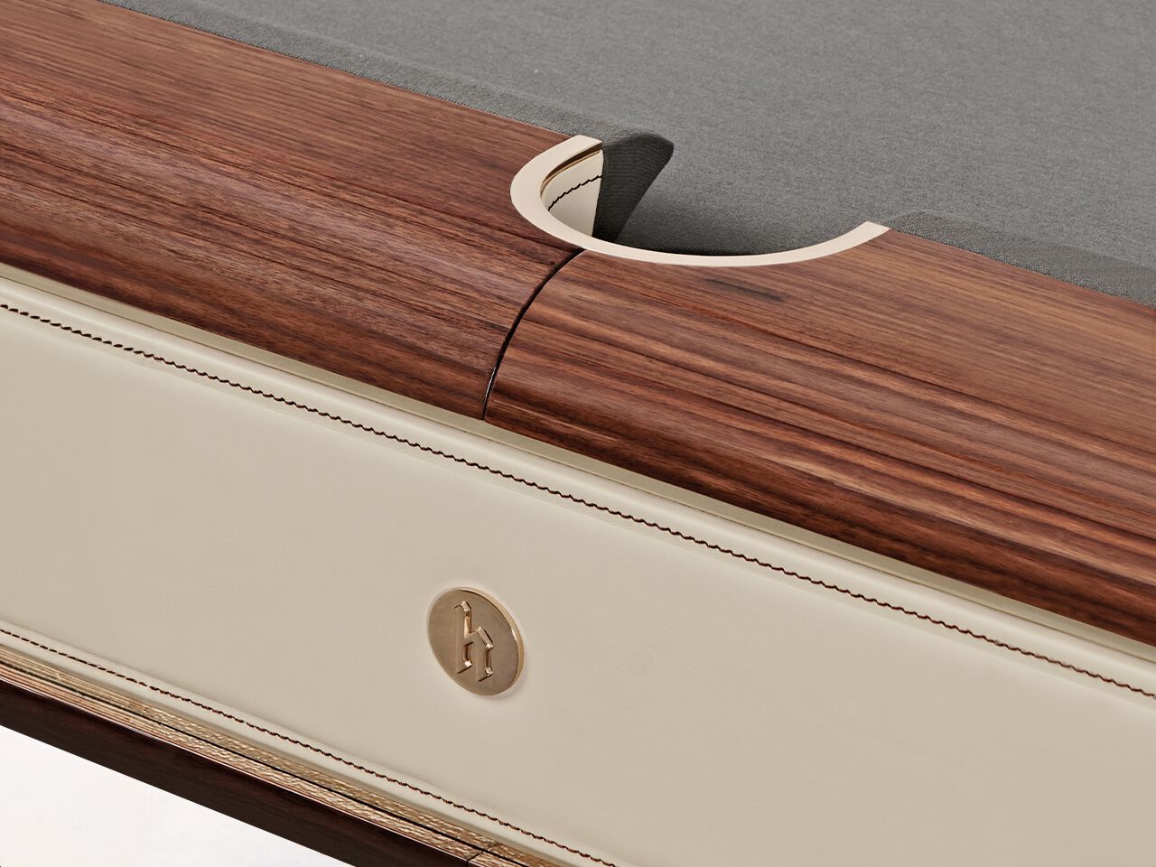 Кожаный прямоугольный бильярдный стол Hermelin biliardi современные игровые столы ARCH-00071174 - Вид №3