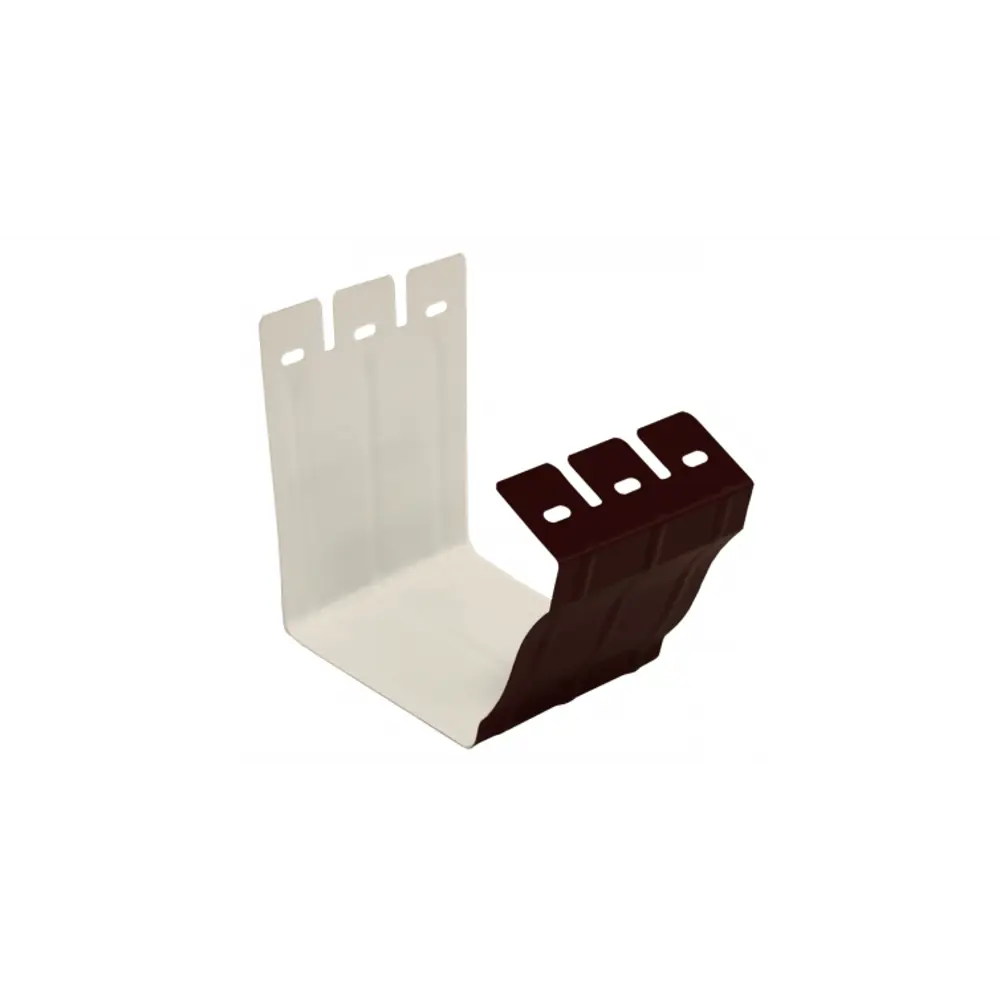 Соединитель желоба 127 мм цвет коричневый VORTEX STLM-2034470